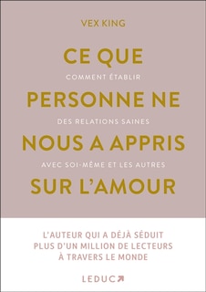 Couverture_Ce que personne ne nous a appris sur l'amour : comment établir des relations saines avec soi-même et les autres