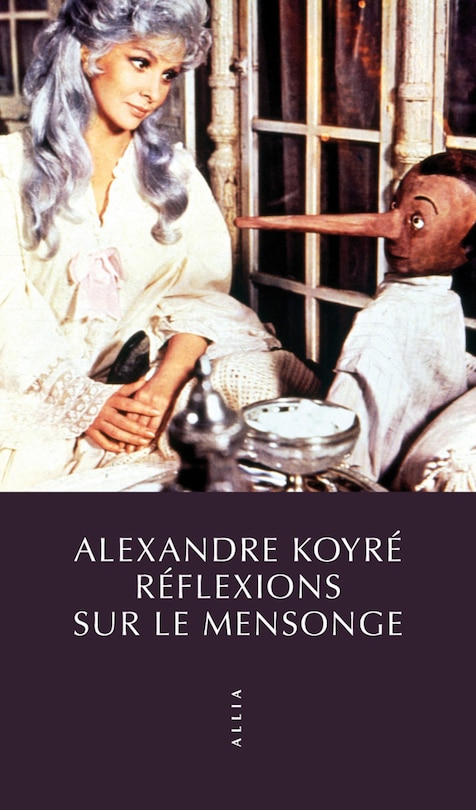 Front cover_Réflexions sur le mensonge