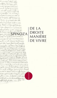 Couverture_De la droite manière de vivre