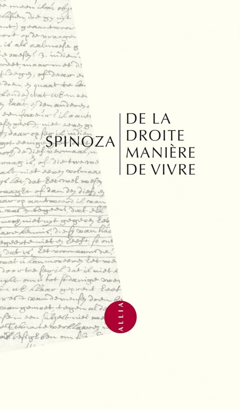 Couverture_De la droite manière de vivre