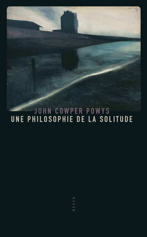 Front cover_Une philosophie de la solitude