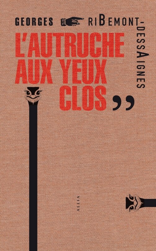 Front cover_L' autruche aux yeux clos