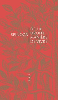 Couverture_De la droite manière de vivre ; Jules Prat, spinoziste militant