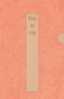 Front cover_Eloge de rien