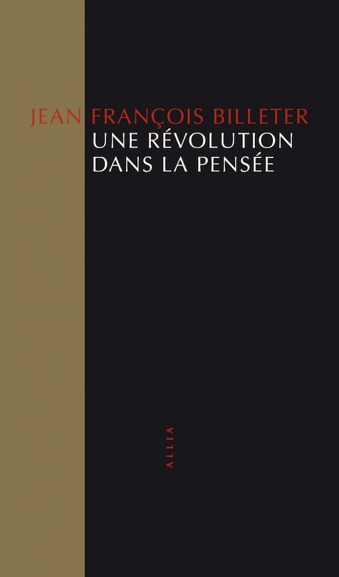 Couverture_Une révolution dans la pensée