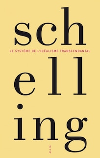 Couverture_Le système de l'idéalisme transcendantal