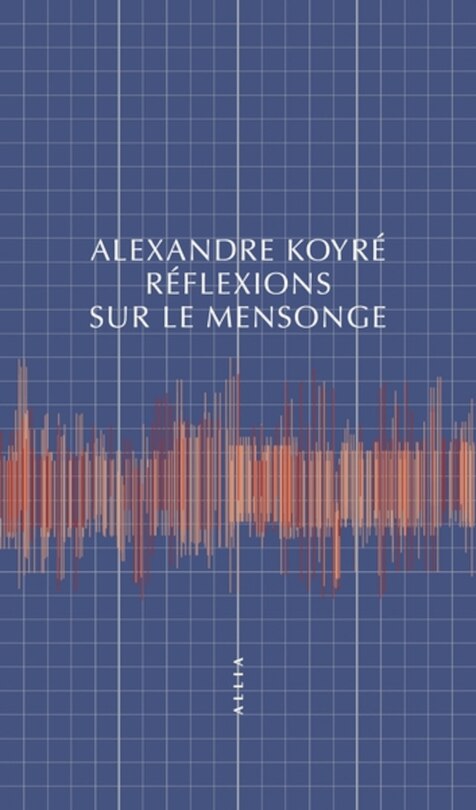 Front cover_Réflexions sur le mensonge