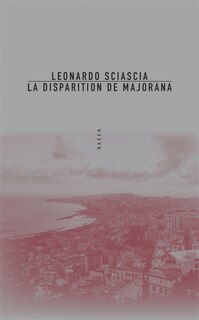 Front cover_La disparition de Majorana