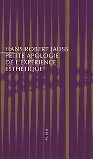 Front cover_Petite apologie de l'expérience esthétique