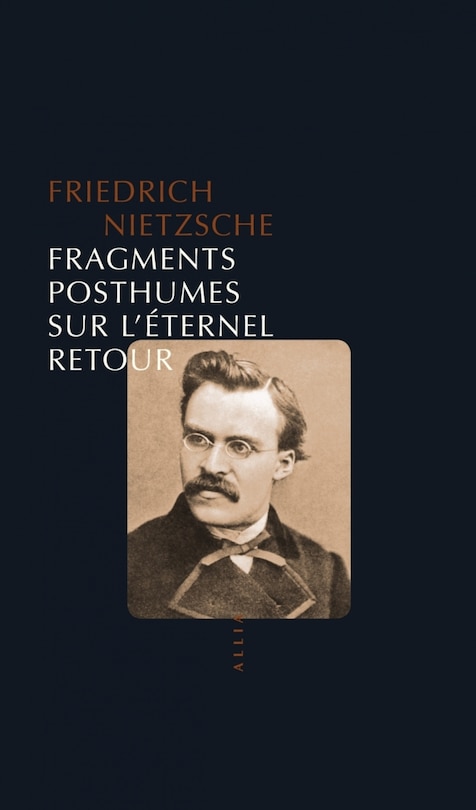 Front cover_Fragments posthumes sur l'éternel retour