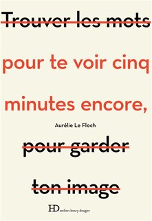 Front cover_Pour te voir cinq minutes encore