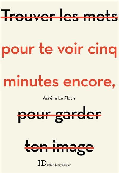 Front cover_Pour te voir cinq minutes encore