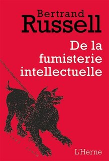 Front cover_De la fumisterie intellectuelle