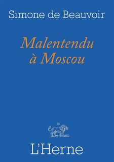 Couverture_Malentendu à Moscou ; Portrait de Jean-Paul Sartre