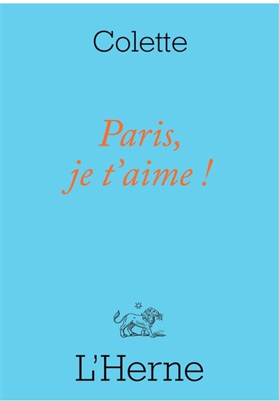 Front cover_Paris, je t'aime !