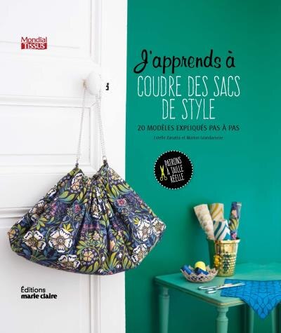 Couverture_J'apprends &agrave; coudre des sacs de style