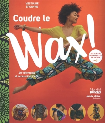 Couverture_Coudre le wax !