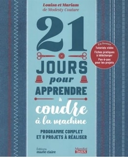 Front cover_21 jours pour apprendre à coudre à la machine