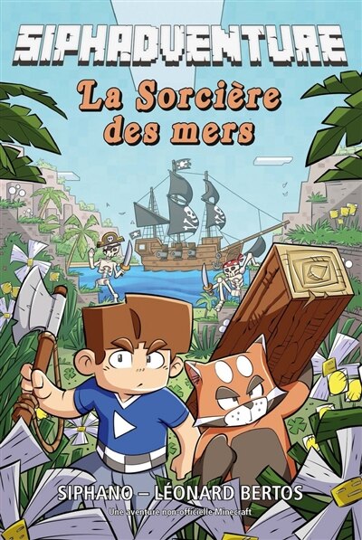 Couverture_La sorcière des mers : une aventure non-officielle Minecraft