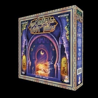 Front cover_Les Contes des 1001 tuiles : Un jeu de société de 2 à 5 joueurs : A partir de 12 ans