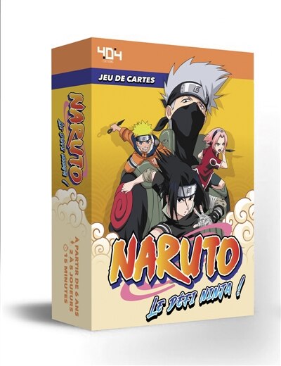 Front cover_Naruto : Mon jeu de cartes : Le défi ninja !