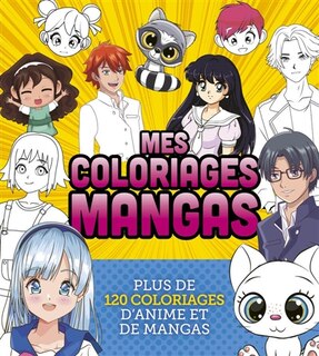 Front cover_Mes coloriages mangas