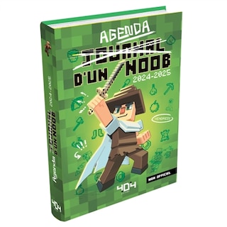 Front cover_Agenda Journal d'un Noob 2024-2025