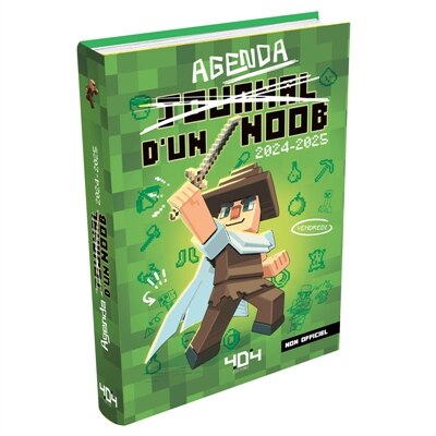 Front cover_Agenda Journal d'un Noob 2024-2025