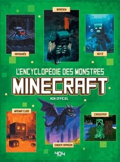 Front cover_L'encyclopédie des monstres Minecraft