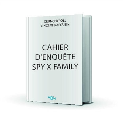 Front cover_Cahier d'enqu&ecirc;te Spy x Family