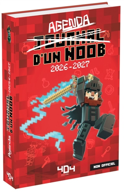 Couverture_Agenda Journal d'un Noob 2026-2027