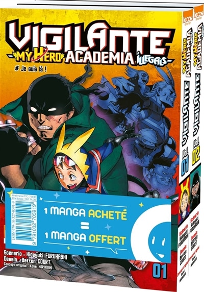 Front cover_PACK OFFRE DÉCOUVERTE: VIGILANTE - MY HERO ACADEMIA ILLEGALS TOME 1 & TOME 2