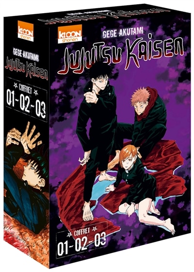 Coffret Jujutsu kaisen vol 1 à 3