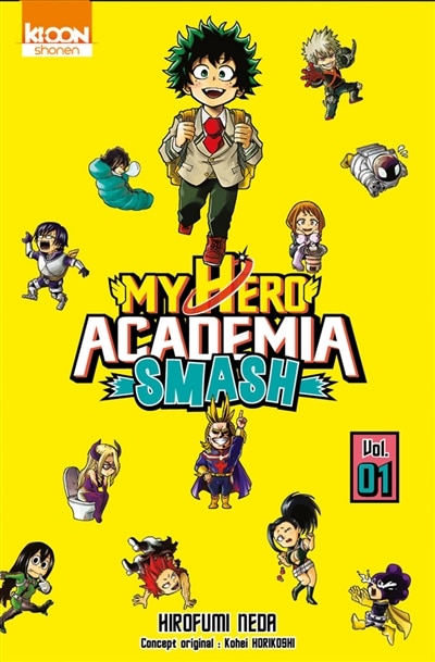 Couverture_My hero academia smash Tome 1
