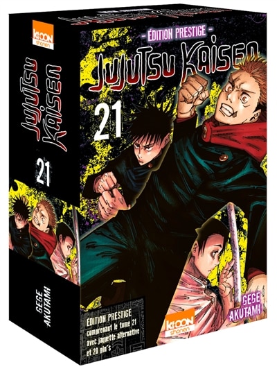 Couverture_Jujutsu kaisen t21 - edition prestige