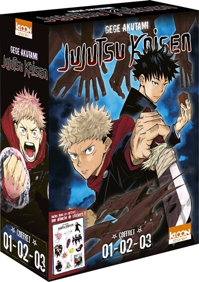 Front cover_Jujutsu kaisen : coffret 01-02-03