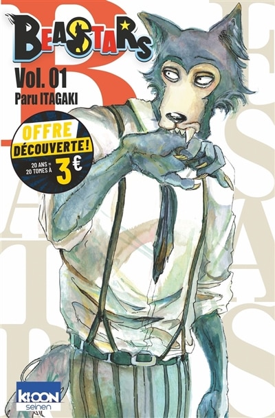 Front cover_Beastars t01 a 3 euros