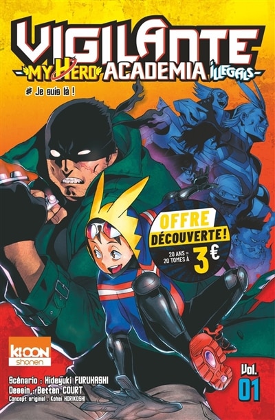 Front cover_Vigilante - my hero academia illegals t01 a 3 euros