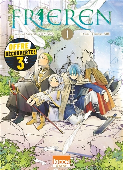 Front cover_Frieren t01 a 3 euros