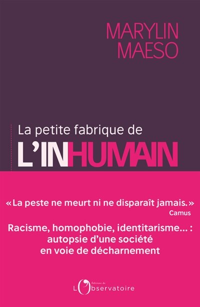 Front cover_La petite fabrique de l'inhumain