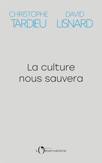 Front cover_La culture nous sauvera