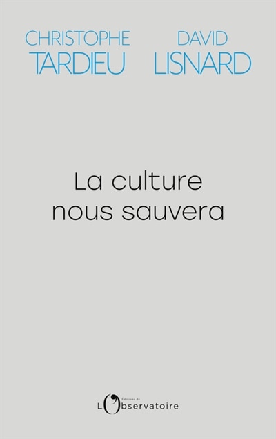 Front cover_La culture nous sauvera