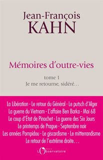 Front cover_Mémoires d'outre-vies, Vol. 1. Je me retourne, sidéré...