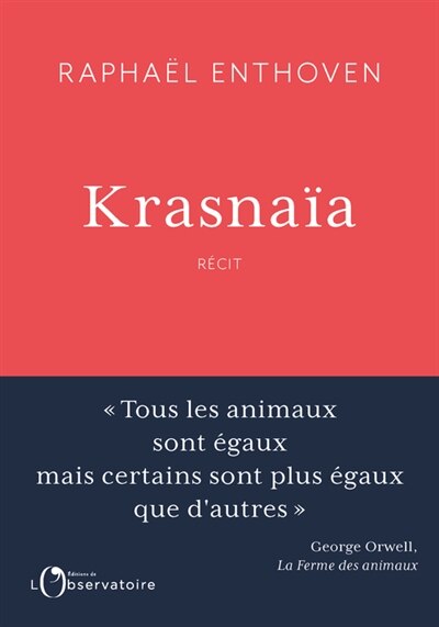 Front cover_Krasnaïa : récit