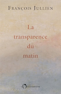 Front cover_La transparence du matin