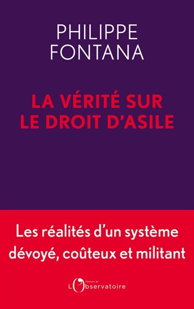 Front cover_La vérité sur le droit d'asile