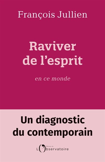 Front cover_Raviver de l'esprit en ce monde
