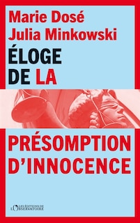 Front cover_Eloge de la présomption d'innocence