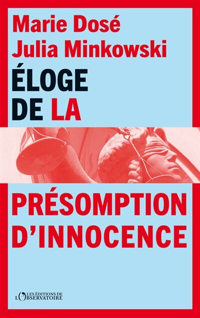 Front cover_Eloge de la présomption d'innocence