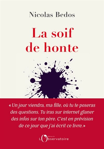 Front cover_La soif de honte